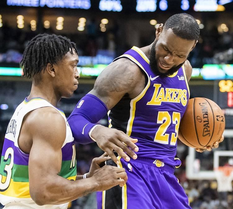 LeBron played well but the Lakers could not get the win. Credit: The Advocate