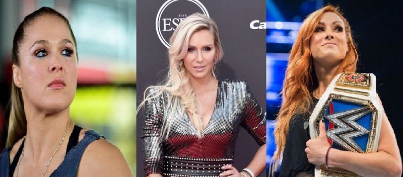 Charlotte Flair should not be between Ronda Rousey and Becky Lynch