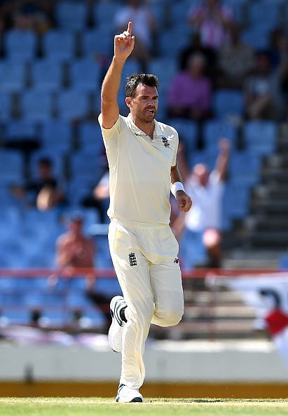 Anderson has 575 test wickets to his name