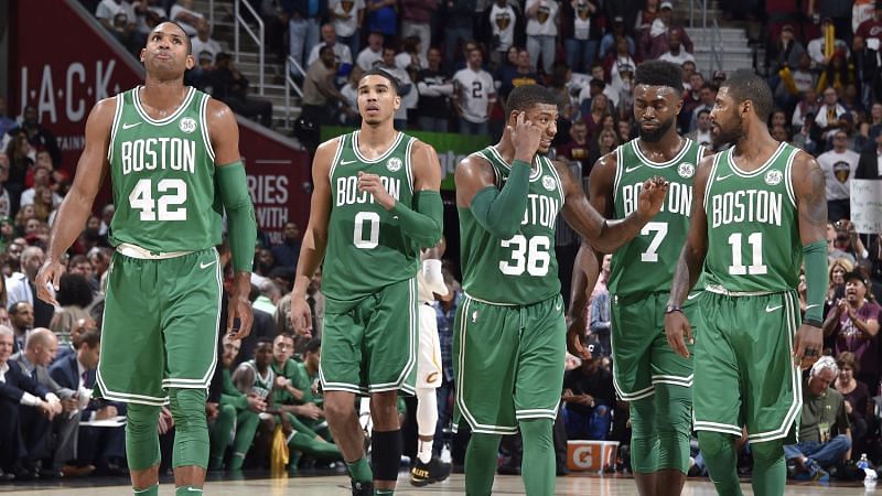 The Celtics&#039; locker-room is clearly not one of the most cheerful places right now.
