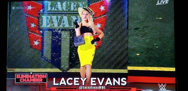 Why did Lacey Evans come out only to go back?