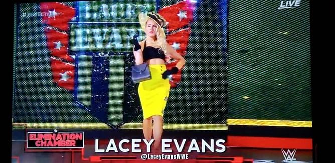 WWE News: Lacey Evans reveals why she made a cameo during WWE Elimination Chamber 2019