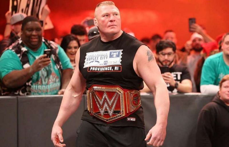 Brock Lesnar will pit the WWE, AEW, and UFC against each other in order to get the most possible money.