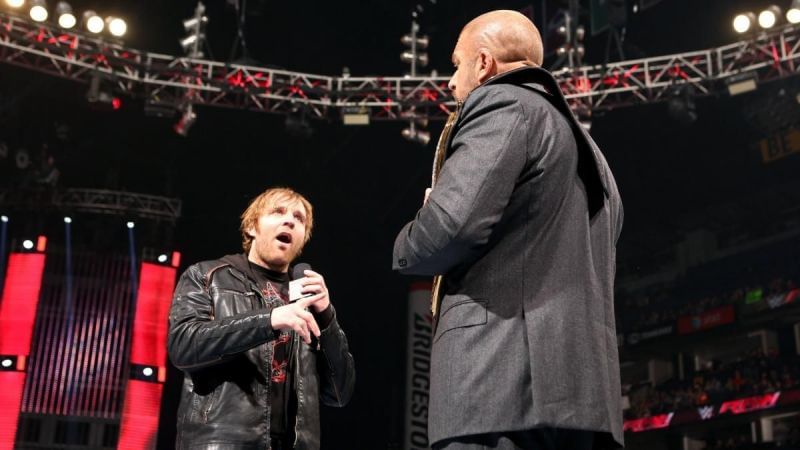 Dean Ambrose is the only member of the Shield whom Triple H has not faced at WrestleMania