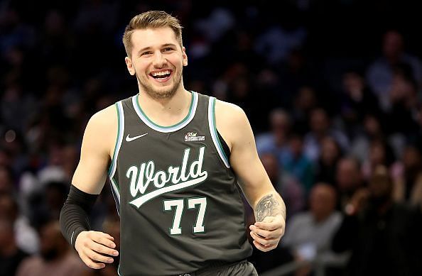 Doncic during NBA All-Star Weekend