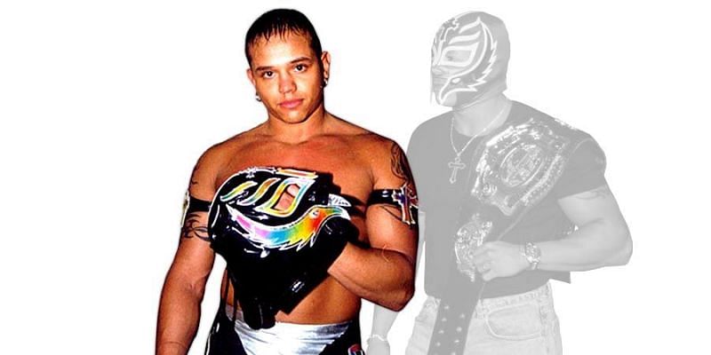 Is that Rey Misterio WITHOUT his mask? Something that he, and fans, would like to forget!