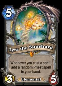 Image result for lyra the sunshard hearthstone