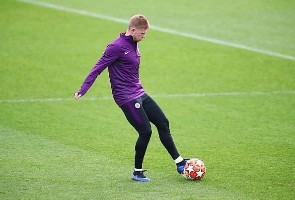 Kevin De Bruyne in Manchester City Training Session