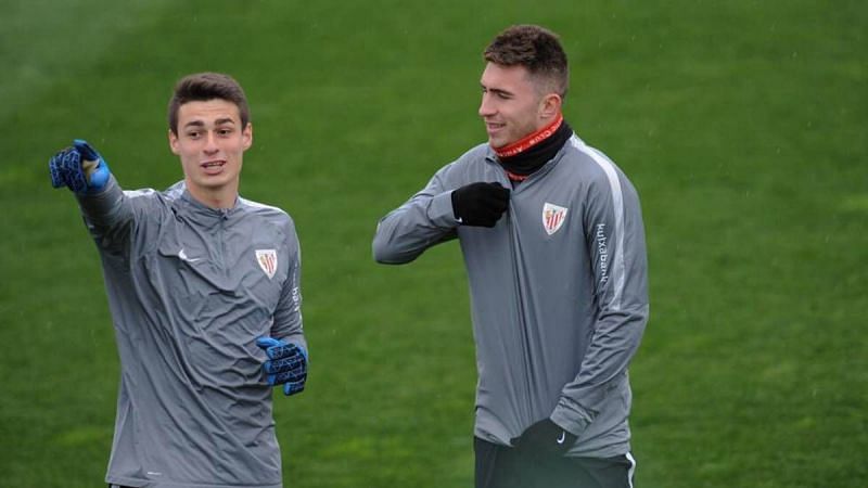 Kepa and Laporte played together in the LaLiga for Athletic Bilbao
