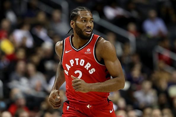 Kawhi Leonard made the impact very early with his new franchise