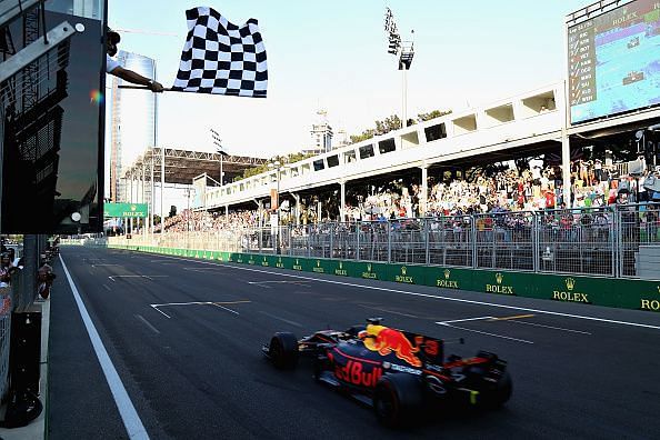 Daniel Ricciardo&#039;s race-winning triple overtake sealed his only win in Baku