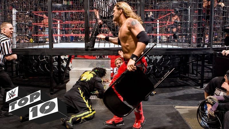 Edge's underhanded tactics earned him the WWE world championship