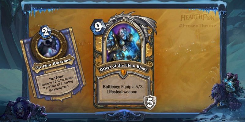 Image result for hearthstone uther of the ebon blade