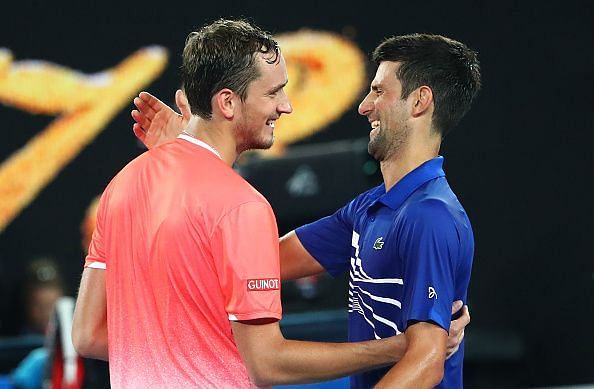 Daniil Medvedev gave Djokovic a mighty scare at the Australian Open