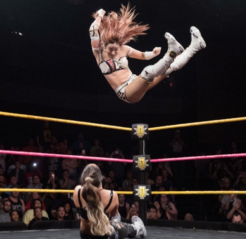 Kairi Sane drops the INSane Elbow