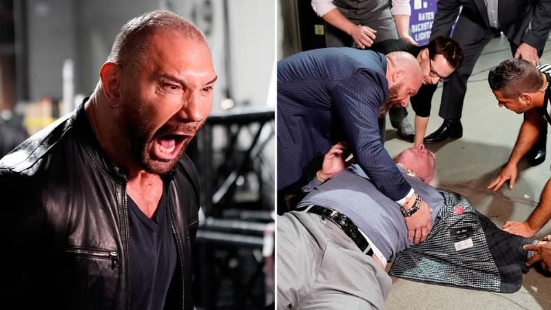 Batista destroyed Ric Flair on RAW