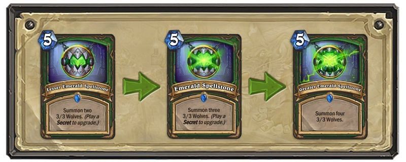 Image result for hearthstone lesser emerald spellstone