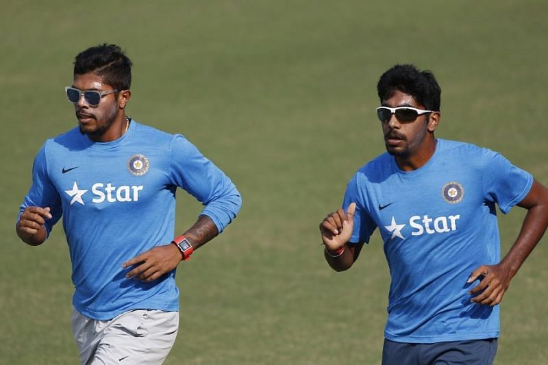 Umesh Yadav and Jasprit Bumrah