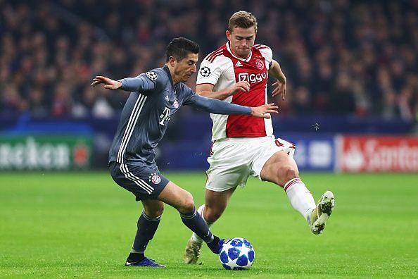 De Ligt has been impressive at centre-back for Ajax this season