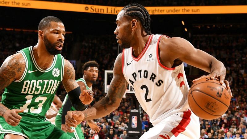The Raptors registered an easy win over the Boston Celtics. Credit: CLNS