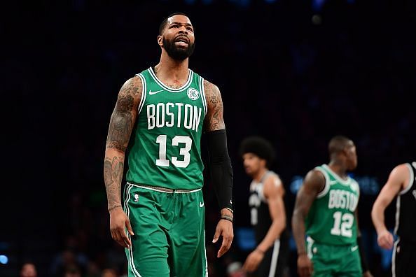 Marcus Morris had a strong outing against the Thunder with 19 points and 7 rebounds
