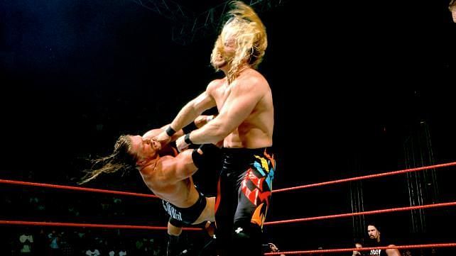 Jericho upset The Game in 2000, to briefly hold the WWF Championship.