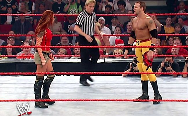 Christian and Chris Jericho teamed up in an iconic Battle of the Sexes matchup against Lita and Trish Stratus