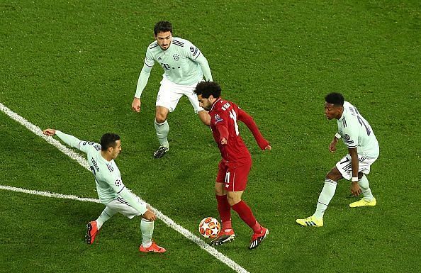 Liverpool were held 0-0 last night by Bayern.