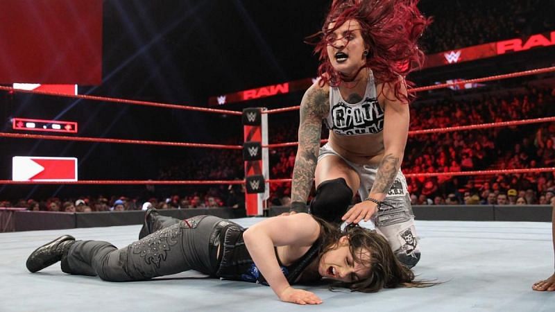 Nikki Cross put up a great fight but Ruby came out on top