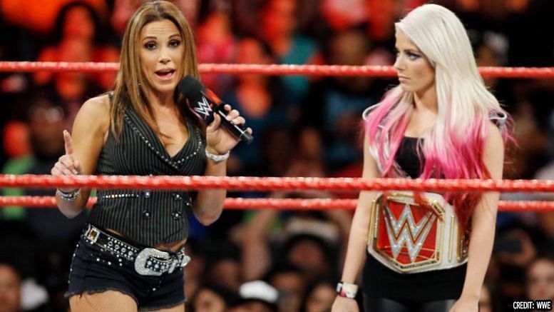 Mickie James and Alexa Bliss