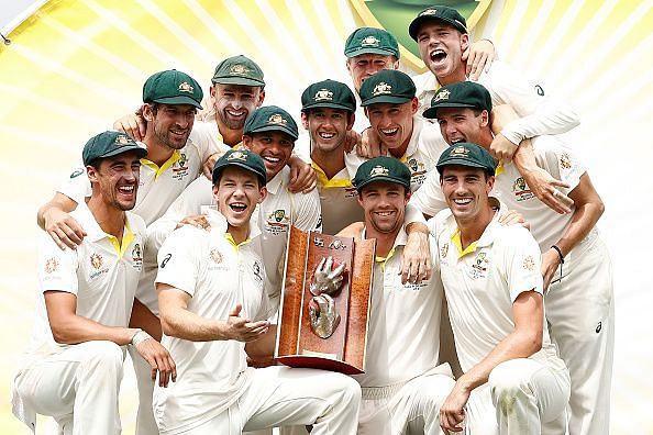Australia won the test series