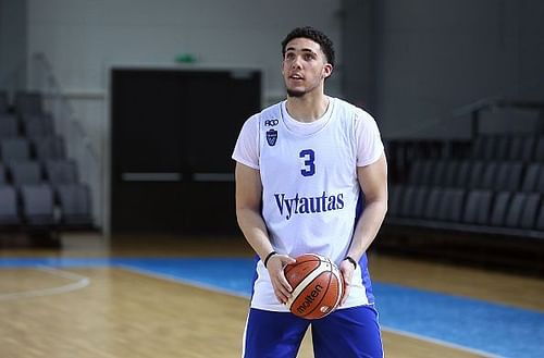 LiAngelo Ball Training with Vytautas Prienai