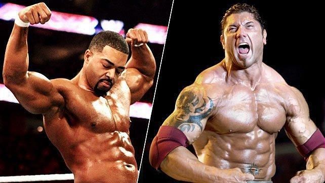 Impressive bodies of wrestlers