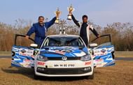 Former FMSCI president Vicky Chandhok & Co-driver Chandramouli