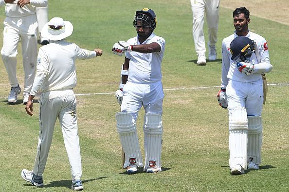 Kusal Perera scored an unbeaten 153 in the fourth innings of the match, South Africa v Sri Lanka- 1st Test
