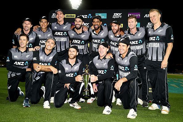 New Zealand clinched the T20 series at Hamilton