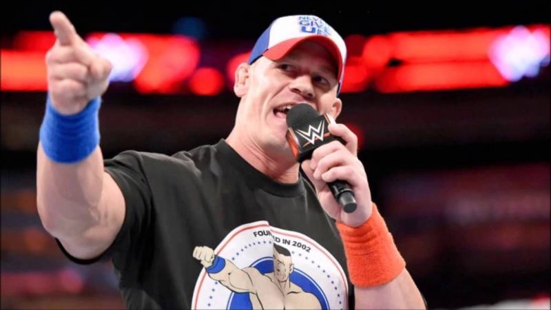 John Cena is always charismatic on the mic