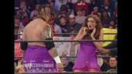 Maria backs away from Umaga, as any sane person would.