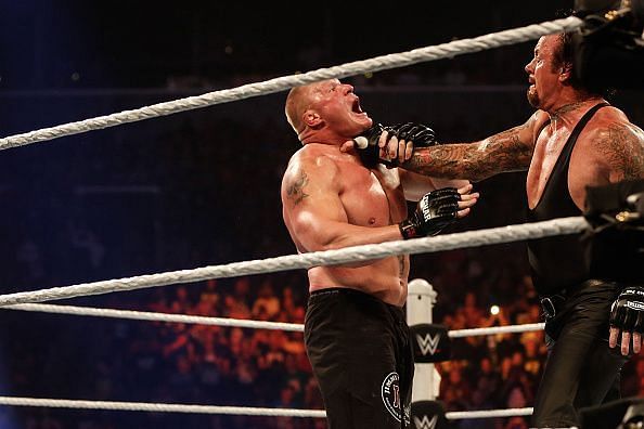 The Undertaker against Brock Lesnar at WWE SummerSlam 2015