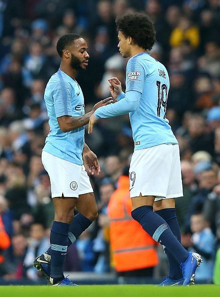 The duo of Raheem Sterling and Leroy Sane will cause Arsenal some problems on Sunday