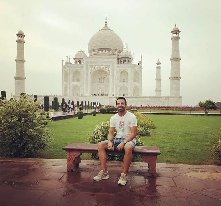 Chennai City&#039;s Sandro at the Taj Mahal in Agra