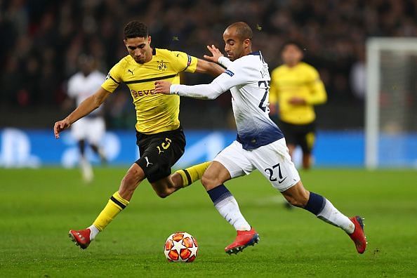 Hakimi had his moments, but ultimately failed to remain alert for two of Spurs&#039; goals