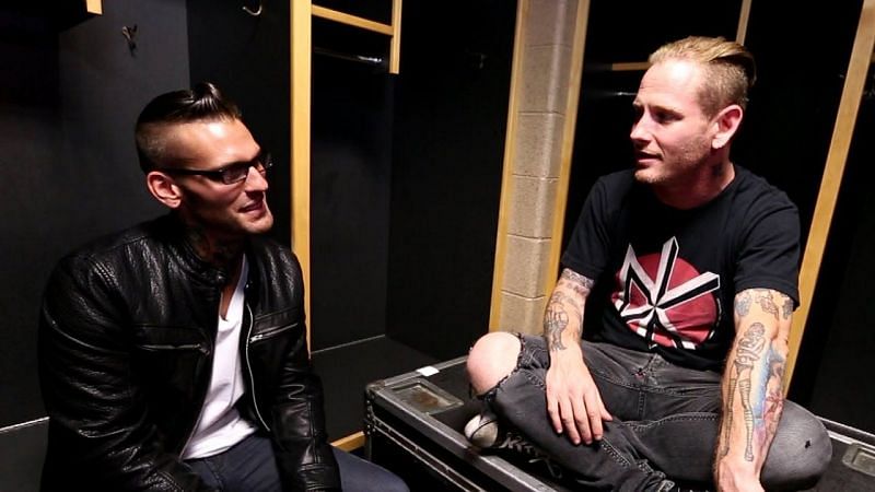 Graves with Slipknot frontman Corey Taylor.
