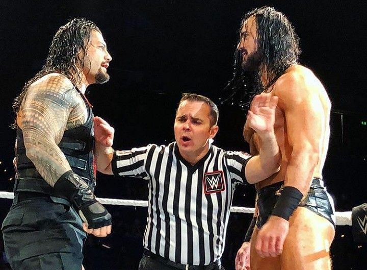 roman reigns and drew mecintyre