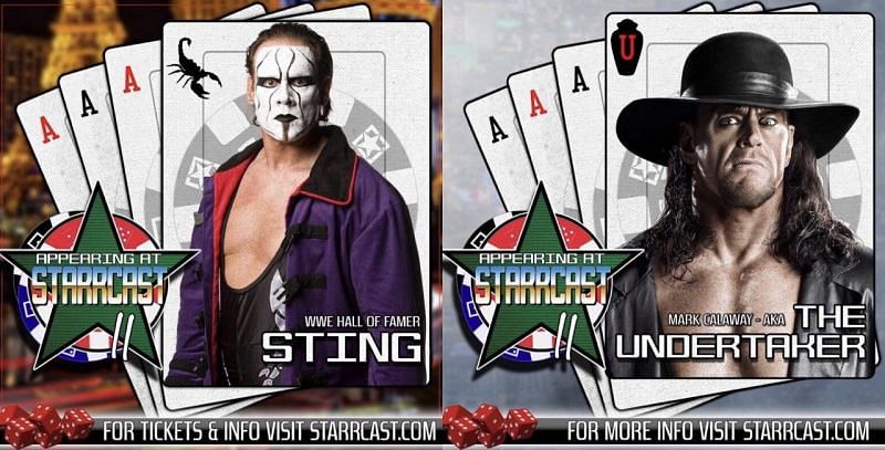 Sting and Undertaker will be in the same place at the same time!