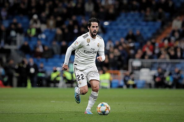 Isco can add much-needed creativity to break down the defense but he would most likely have to do it from the bench.