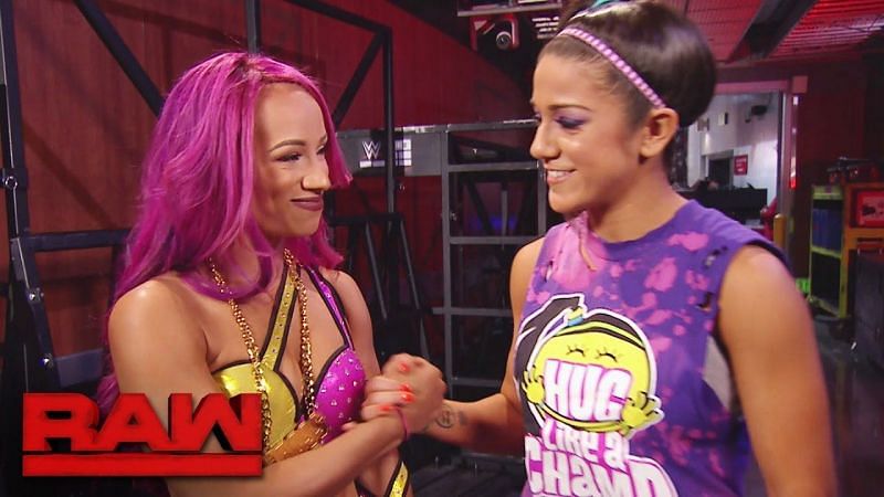 Sasha Banks and Bayley