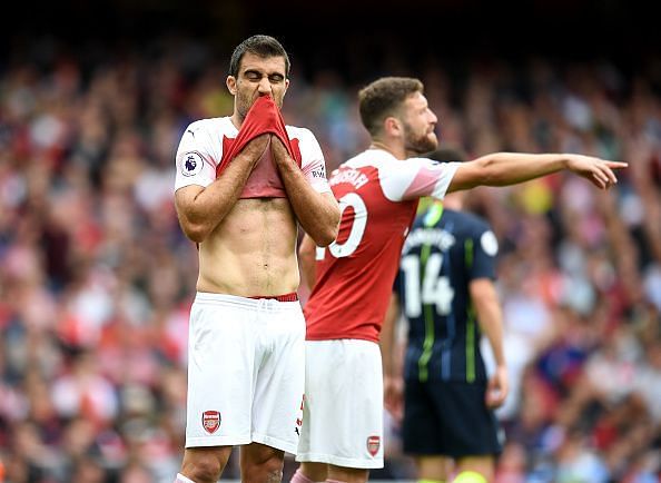 Arsenal lost their first premier league game of the season to Manchester City