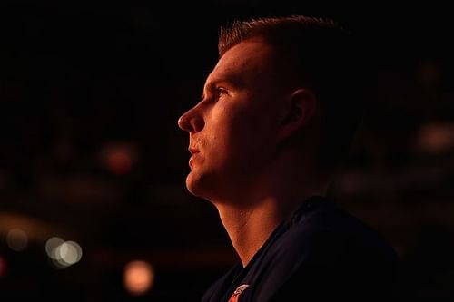 The Mavs' acquired Kristaps Porzingis