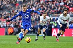Twitter reacts as Jamie Vardy misses penalty against Tottenham